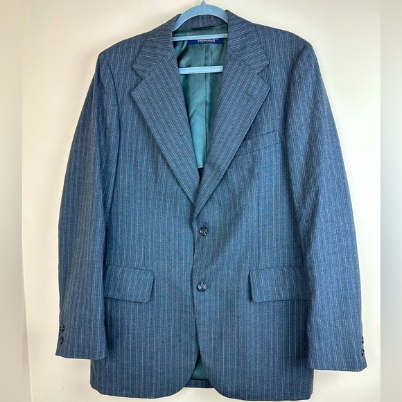 Books brothers Pinstripes suit jacket career blazer - Picture 1 of 13